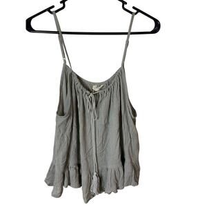 Sim & Sam Women's Gray Sleeveless Top